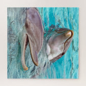 Bucket List Swim met Dolphins Turquoise Water Legpuzzel (Horizontaal)