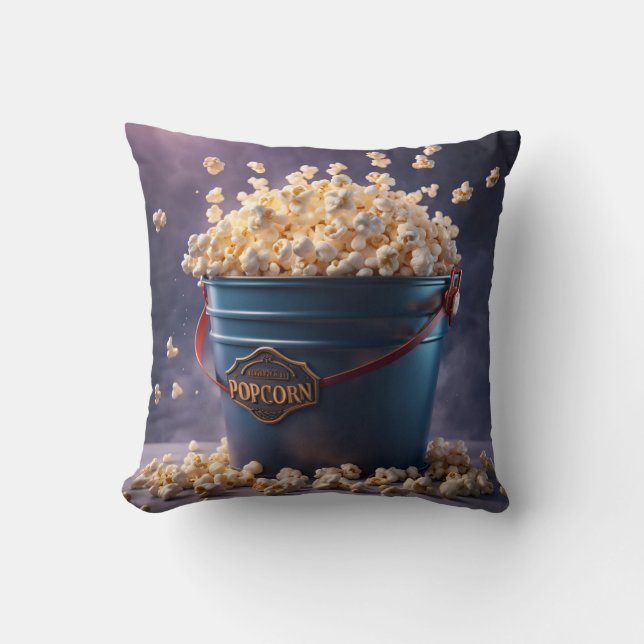 Bucket met popcorn kussen (Voorkant)