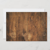 Bucket of Daisies Country Wedding Rehearsal Dinner Kaart (Achterkant)