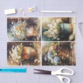 Bucket of Flowers Tissuepapier (Craft)