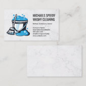 Bucket of Soapy Water Visitekaartje (Voorkant / Achterkant)