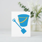 Bucket - Shovel Briefkaart (Staand voorkant)