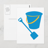 Bucket - Shovel Briefkaart (Voorkant / Achterkant)