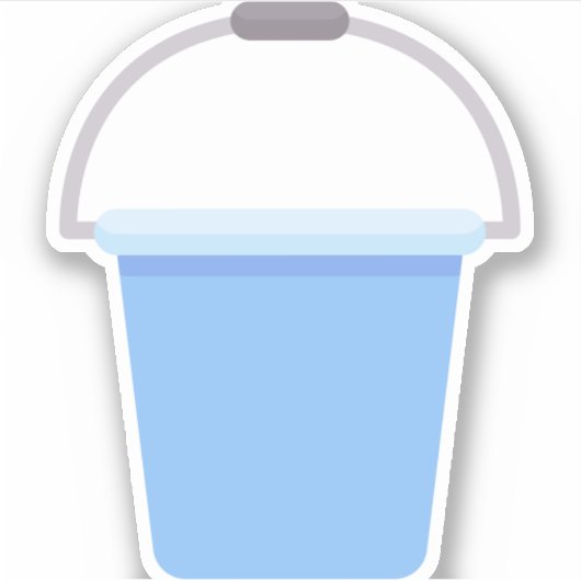 Bucket Sticker (Voorkant)