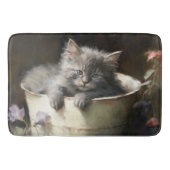 Bucket vol met Joy Sweet Grey Kitten Badmat (Voorkant)
