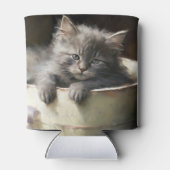 Bucket vol met Joy Sweet Grey Kitten Blikjeskoeler (Achterkant)