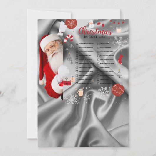 Bucketlist Kerst Kaart (Voorkant)