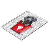 Buckets of Love Dachshund Puppy Notitieboek (Linkerzijde)