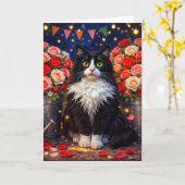 Buckets Of Roses, Cat  Kaart (Gele Bloem)