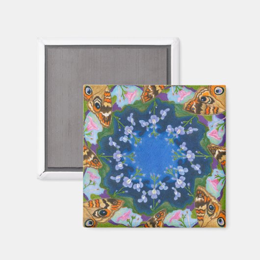 Buckeybutterfly-koeler Magnet (Voorkant / Achterkant)