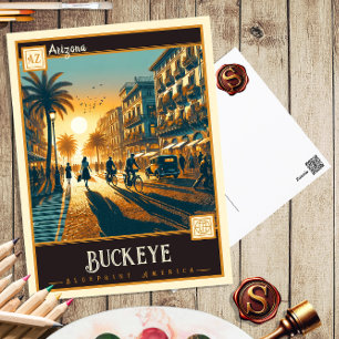 Buckeye, Arizona BRIEFKAART