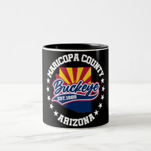 Buckeye, Arizona Tweekleurige Koffiemok