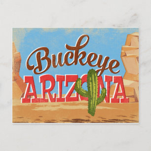 Buckeye Arizona Vintage Travel Briefkaart