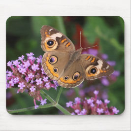 Buckeye Butterfly op Verbena Mousepad Muismat