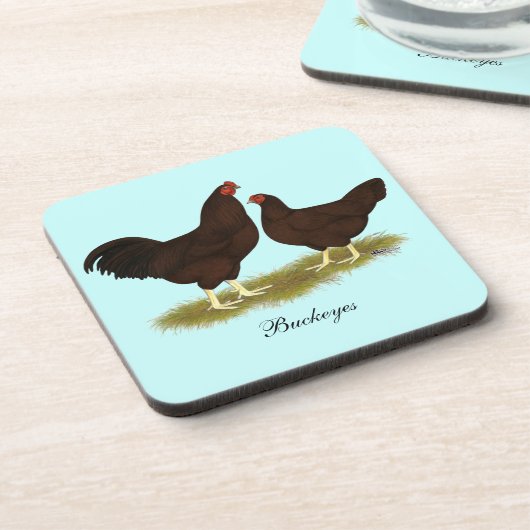 Buckeye Chickens Bier Onderzetter (Linkerzijde)