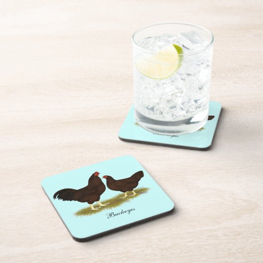 Buckeye Chickens Bier Onderzetter (Rechterzijde)