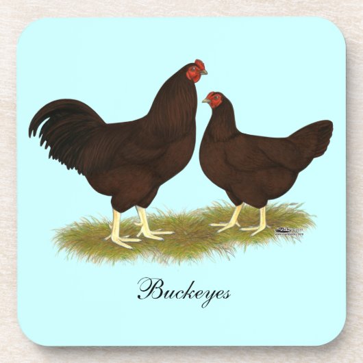 Buckeye Chickens Bier Onderzetter (Voorkant)