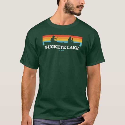 Buckeye Lake Ohio Canoe T-shirt (Voorkant)