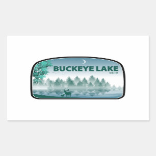 Buckeye Lake Ohio Deer Rechthoekige Sticker