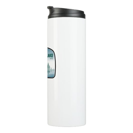 Buckeye Lake Ohio Deer Thermosbeker (Geroteerd rechts)