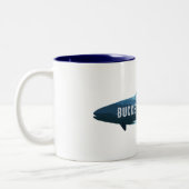 Buckeye Lake Ohio Fish Tweekleurige Koffiemok (Links)