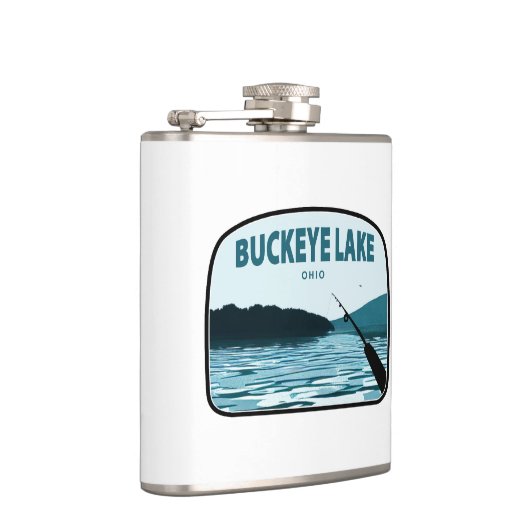 Buckeye Lake Ohio Gevist Rod Heupfles (Rechts)