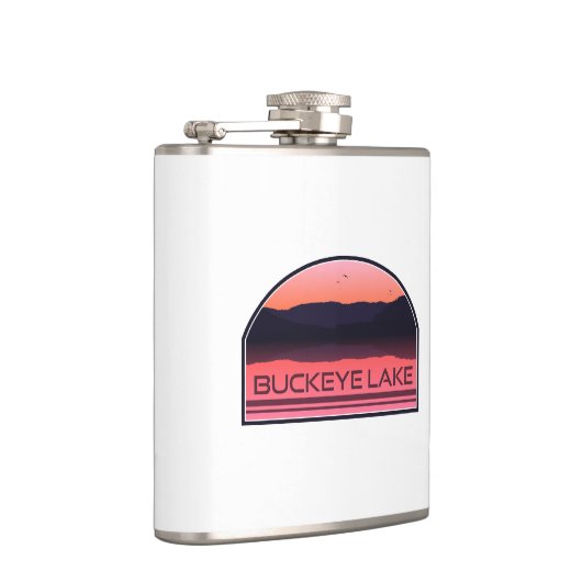 Buckeye Lake Ohio Red Sunrise Heupfles (Rechts)