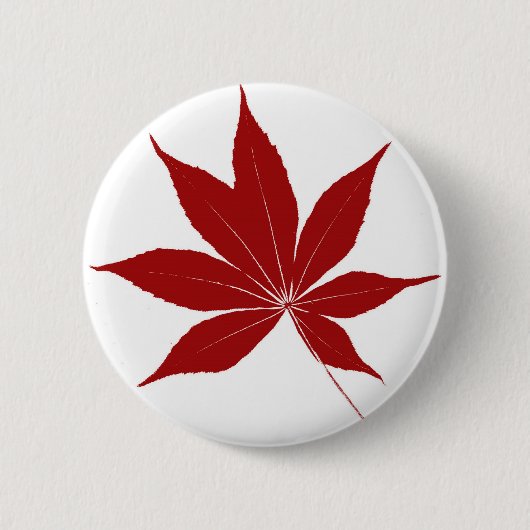 Buckeye Leaf Ronde Button 5,7 Cm (Voorkant)