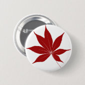 Buckeye Leaf Ronde Button 5,7 Cm (Voorkant /achterkant)