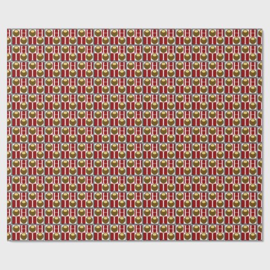 Buckeye Nut Ohio Gift Wrap Cadeaupapier (Vlak)