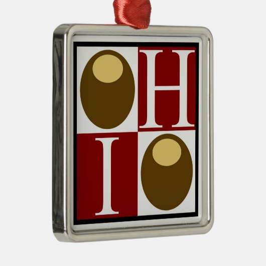 Buckeye Nut Ohio Ornament (Rechts)