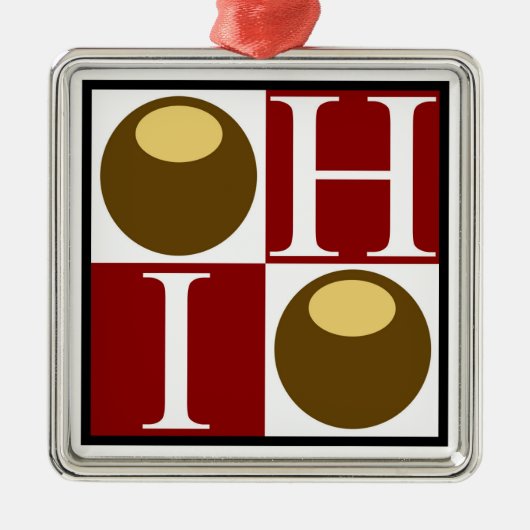 Buckeye Nut Ohio Ornament (Voorkant)