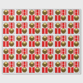 Buckeye nut Ohio Wrapping Paper Gift Wrap Cadeaupapier (Vlak)