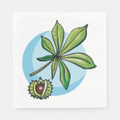 Buckeye Plant Napkins Servet (Voorkant)