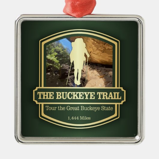 Buckeye Trail (B) Metalen Ornament (Voorkant)