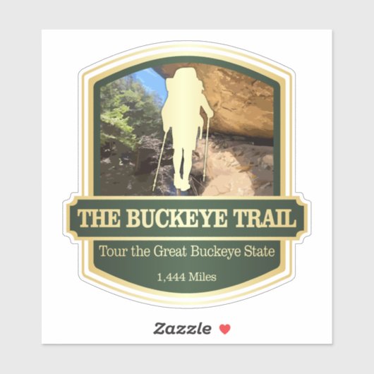 Buckeye Trail (B) Sticker (Vel)