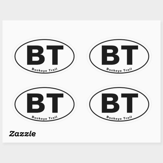 Buckeye Trail Oval Sticker (Vel)
