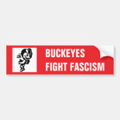 BUCKEYES FIGHT FASCISM BUMPERSTICKER (Voorkant)