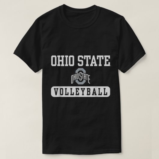 Buckeyes Volleyball Red Ohio T-shirt (Design voorkant)