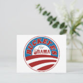 Buckeyes voor Obama Briefkaart (Staand voorkant)