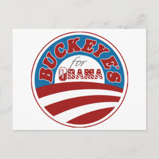 Buckeyes voor Obama Briefkaart