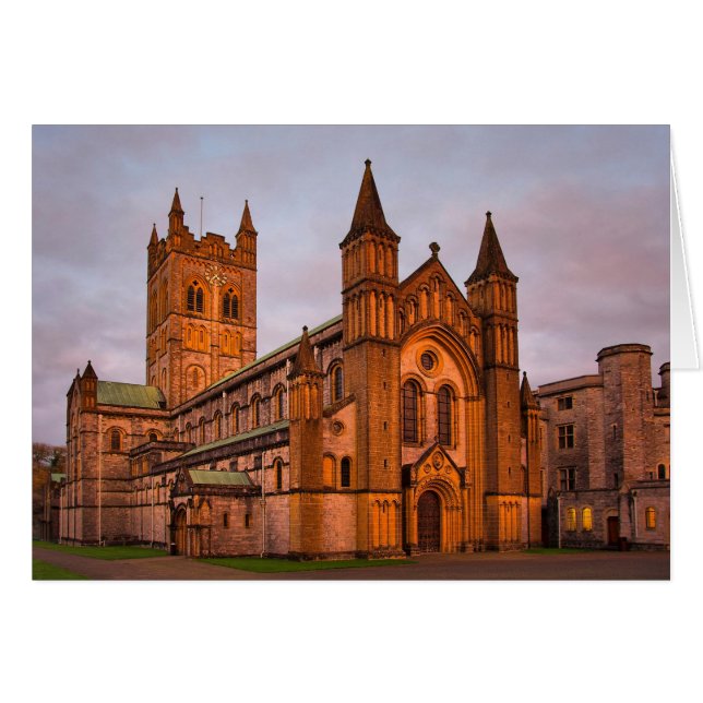 Buckfast Abbey blanco notelet / kaart (Voorkant Horizontaal)