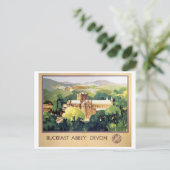 Buckfast Abbey-klooster Britse Spoorwegen Briefkaart (Staand voorkant)
