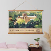  Buckfast Abbey-klooster Britse Spoorwegen Hangend Wandkleed (Slaapkamer)