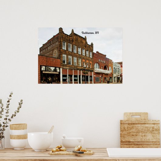 Buckhannon, West Virginia Poster (Keuken)