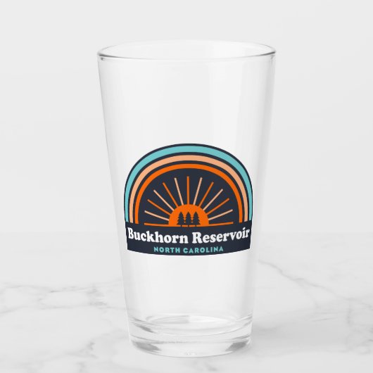 Buckhorn Reservoir North Carolina Rainbow Glas (Voorkant)