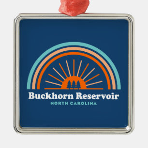 Buckhorn Reservoir North Carolina Rainbow Metalen Ornament