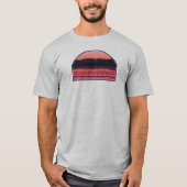 Buckhorn Reservoir North Carolina Red Sunrise T-shirt (Voorkant)