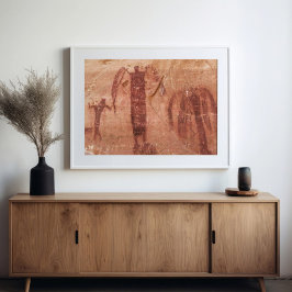 Buckhorn Wash Spirits Pictograafscherm Utah Poster