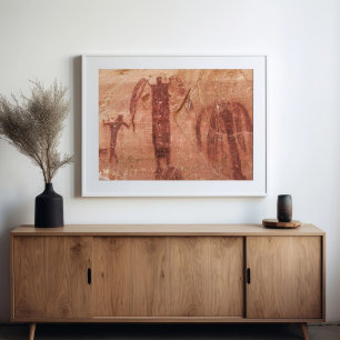 Buckhorn Wash Spirits Pictograafscherm Utah Poster